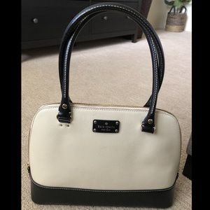 Kate Spade White & Black Purse